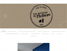 Tablet Screenshot of maisonsdevictoire.com